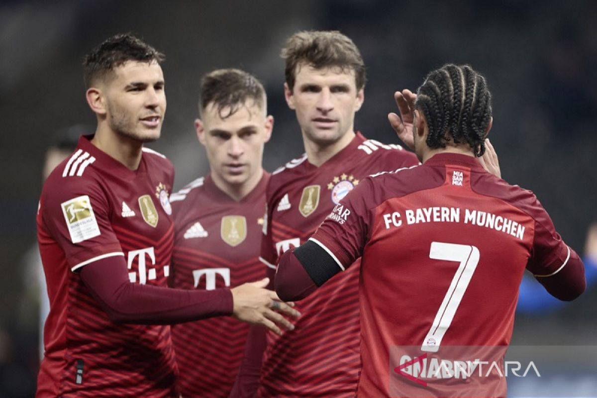 Bayern restorasi keunggulan di puncak klasemen Liga Jerman selepas bekuk Hertha Berlin