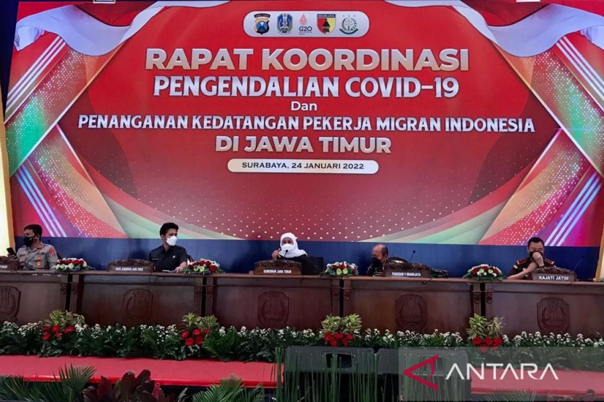 Forkopimda Jatim susun strategi bendung varian Omicron