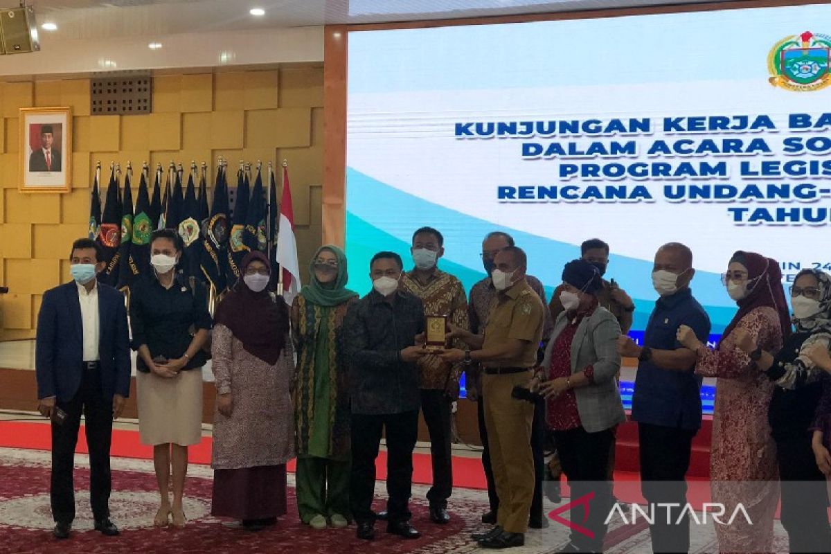 Gubsu curhat kekurangan anggaran infrastruktur ke Baleg DPR RI