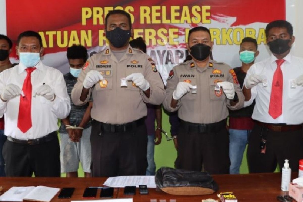 Polres Jayapura tangkap dua narapidana LP Doyo terkait  narkoba sabu