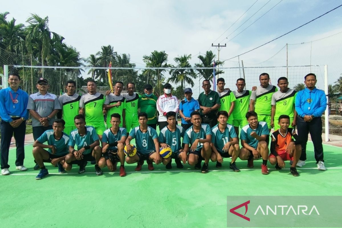 Sambut Harlah PPP, Angota DPRD Bengkalis gelar turnamen bolavoli
