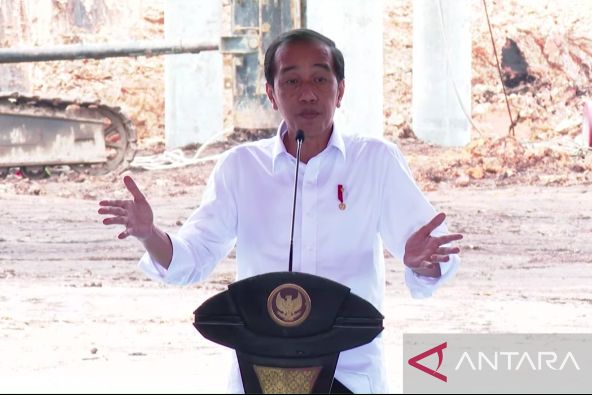 Presiden Jokowi "groundbreaking" proyek hilirisasi batu bara menjadi DME