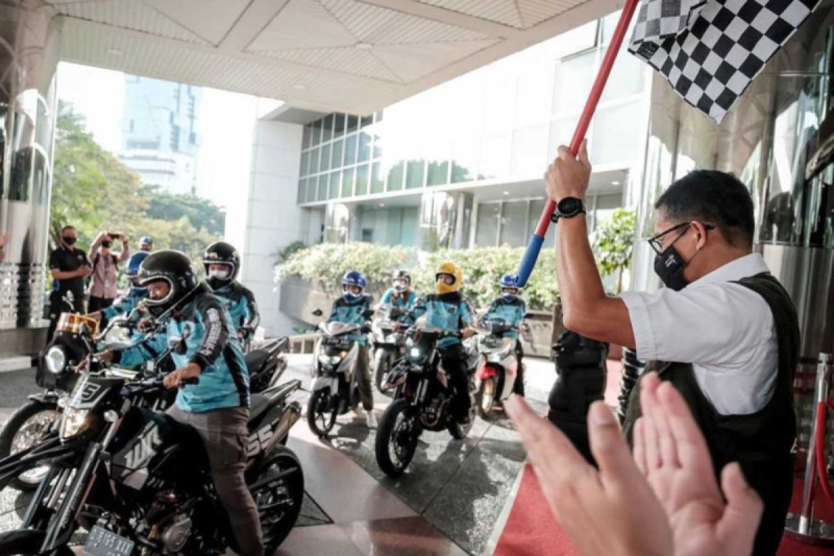 Sandiaga lepas "touring" komunitas Srikandi Wonderful Ride