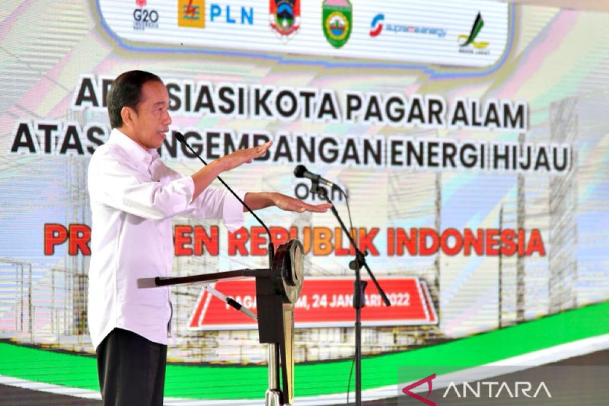 Presiden Jokowi: bersiap untuk transisi energi baru terbarukan