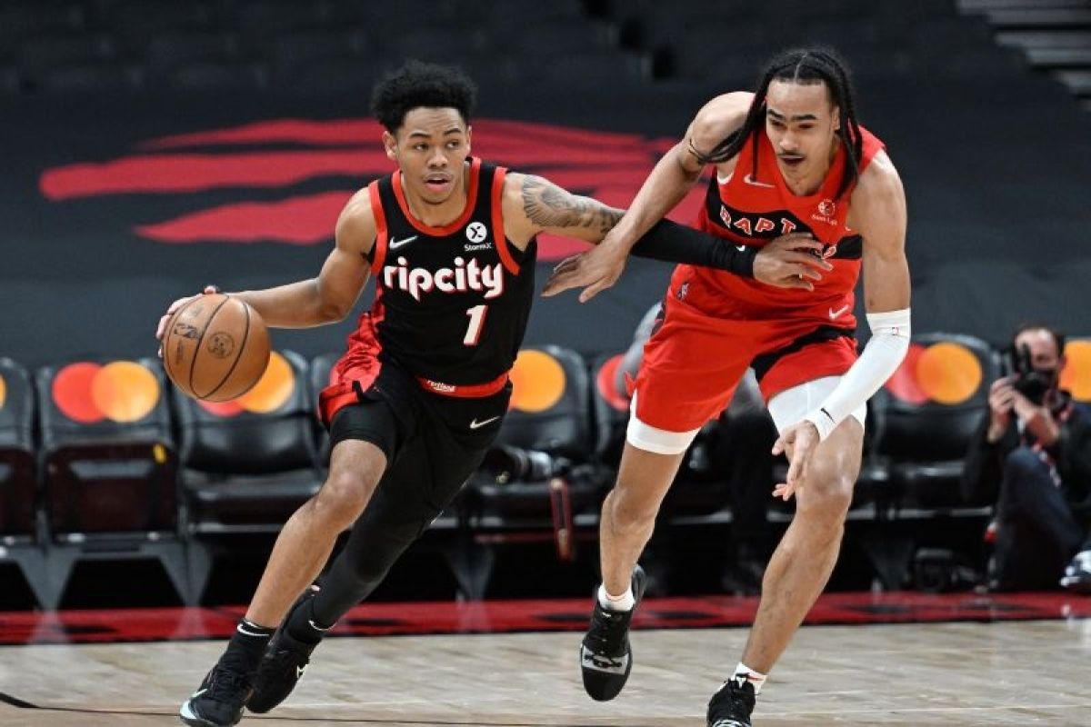 Trail Blazers tahan Toronto Raptors dengan serangan bertubi-tubi