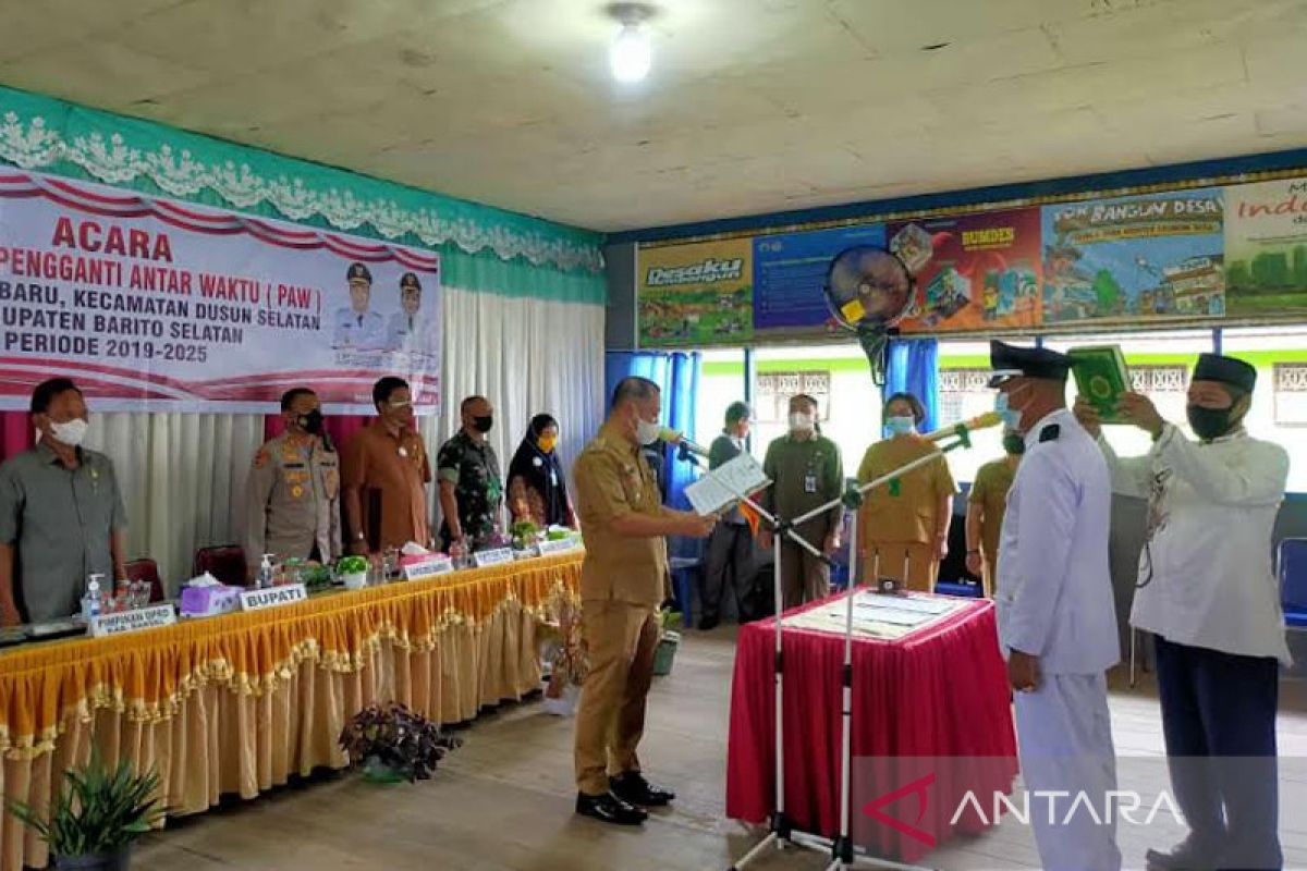 Bupati Barsel: PAW Kades harus terus tingkatkan koordinasi