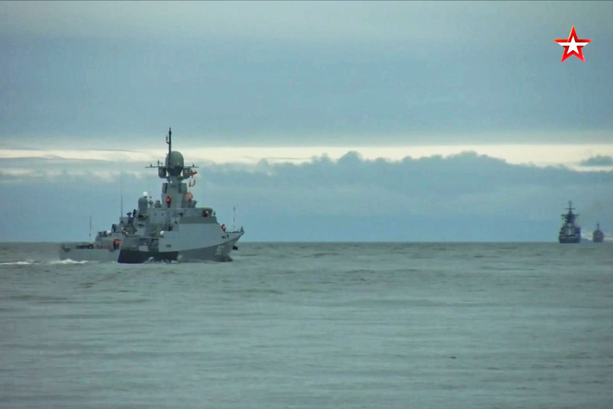 Rusia gelar latihan di Laut Baltik di tengah ketegangan dengan Ukraina