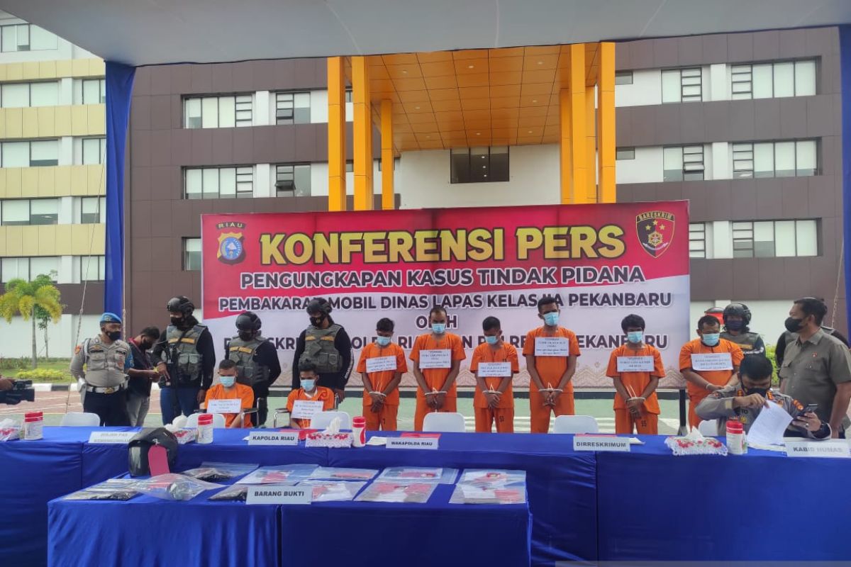 Pembakar mobil dinas Lapas Pekanbaru ditangkap, mengaku sakit hati