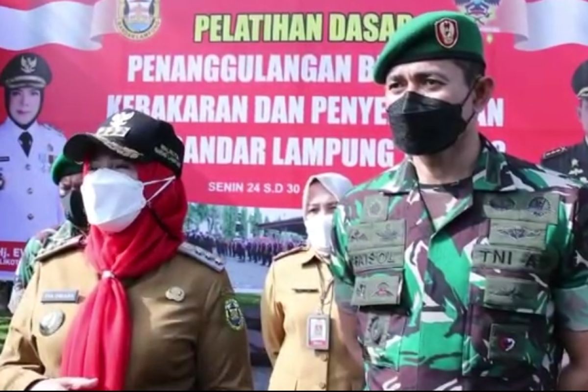 Bandarlampung latih 120 calon personel Dinas Pemadam Kebakaran