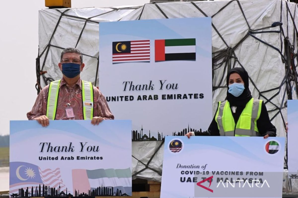 Malaysia terima 500.000 dosis vaksin dari UAE