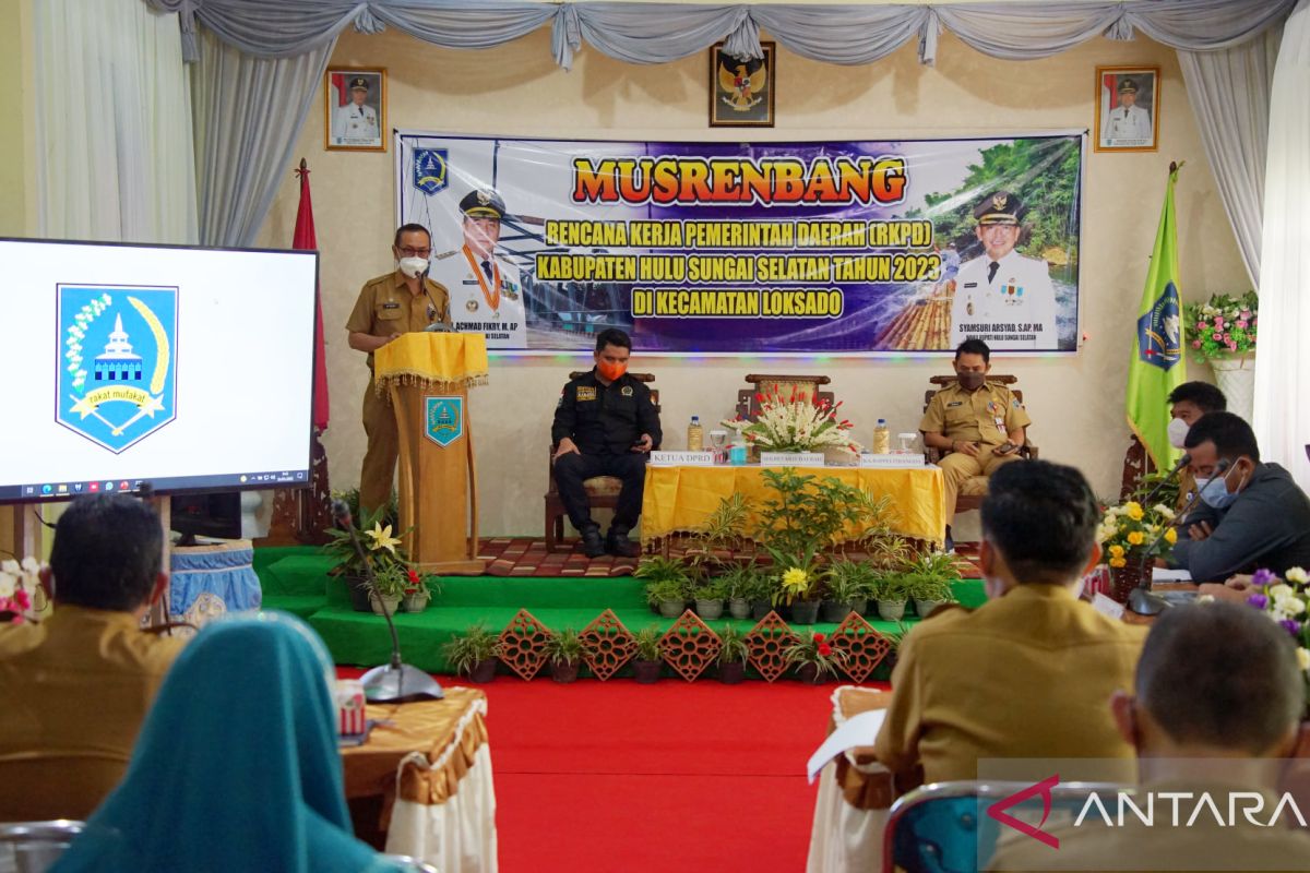 Sekda HSS buka Musrenbang RKPD Kecamatan Loksado