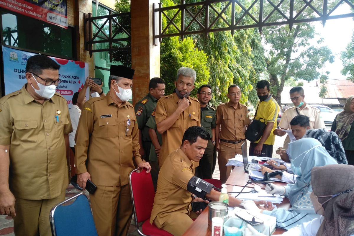 Ini rekor tertinggi donor darah Pemerintah Aceh