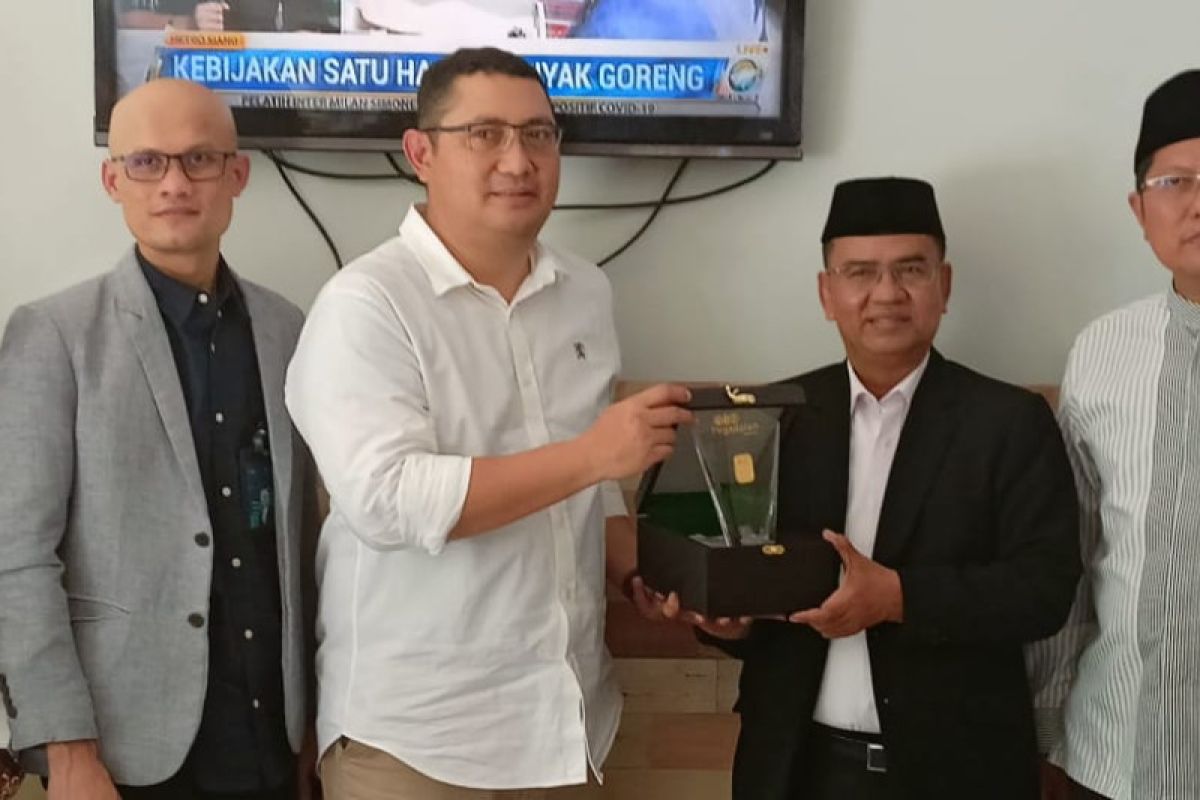 PT Pegadaian Makassar dan Kemenag Sulsel bahas produk syariah dalam pembiayaan haji