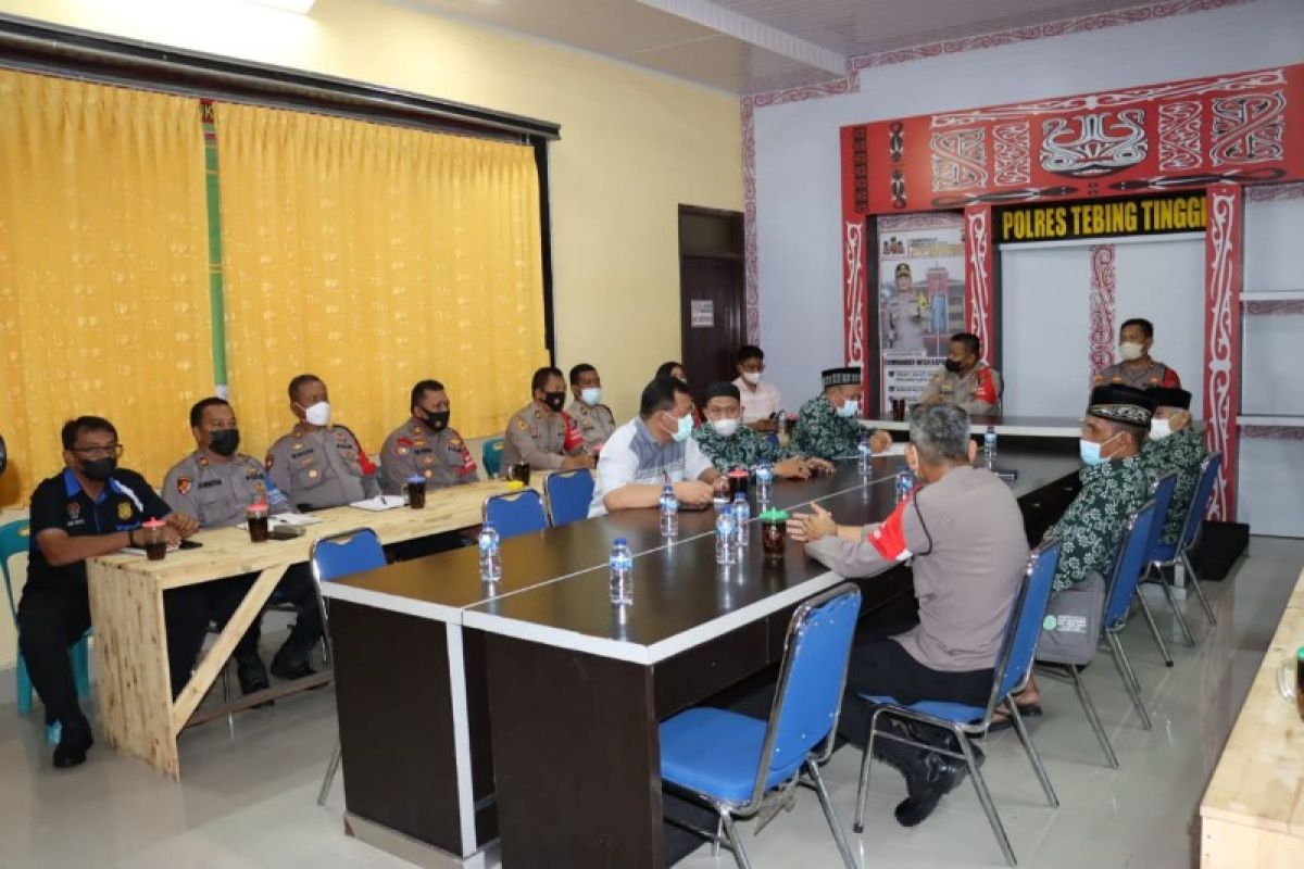 Kapolres terima kunjungan MUI Tebing Tinggi