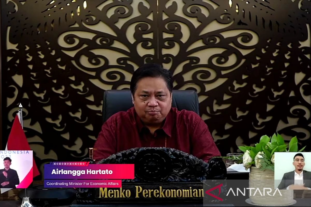 Menko Airlangga: Presidensi G20 Indonesia mendorong pemulihan inklusif