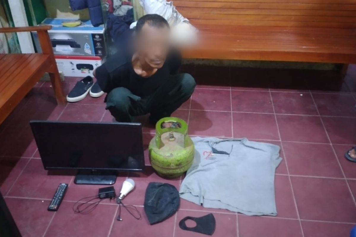 Polsek Tanjung Pura tangkap  Ijas karena mencuri