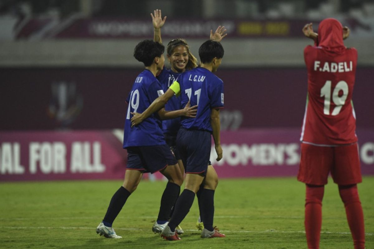 Gasak Iran 5-0, Taiwan melaju perempat final Piala Asia Putri