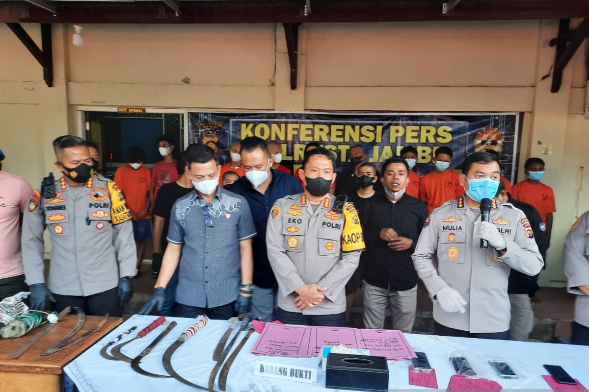 Polisi Jambi amankan 75 remaja anggota geng motor