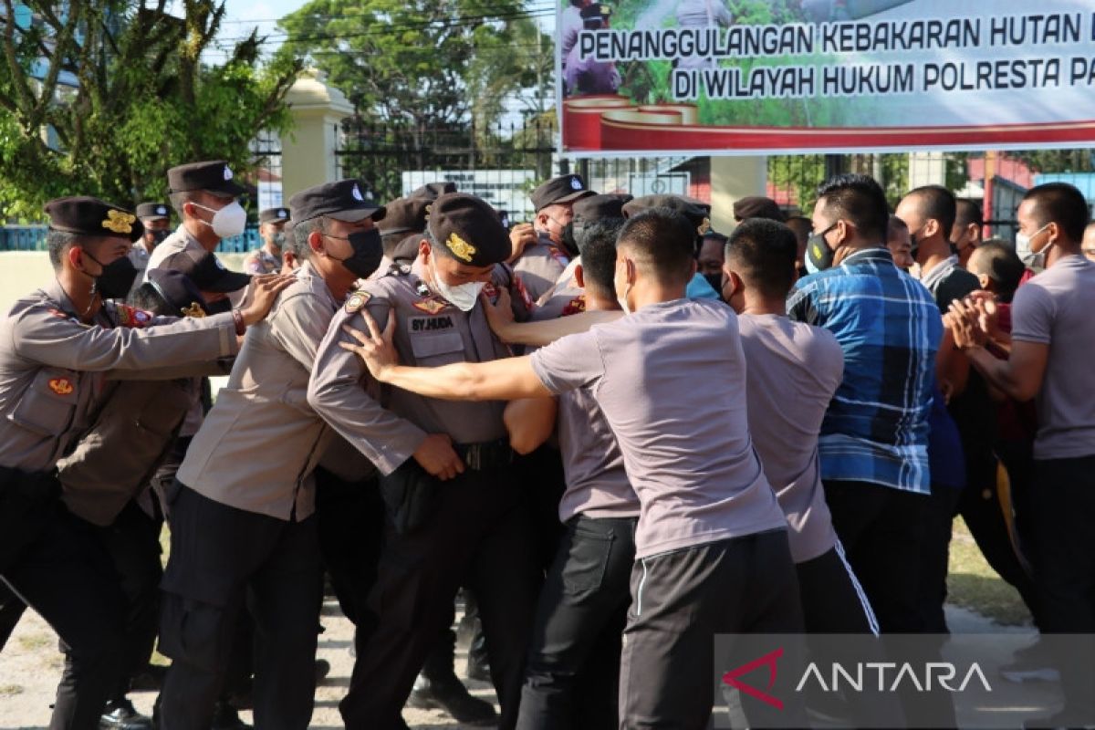 Polresta Palangka Raya gelar latihan pengendalian massa