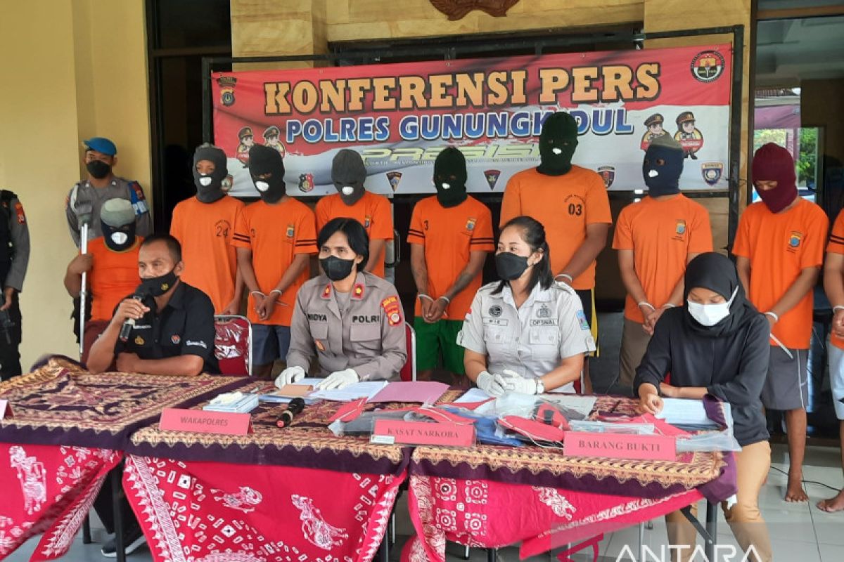 Polres Gunung Kidul menghentikan penyidikan paket sabu di Lapas Perempuan