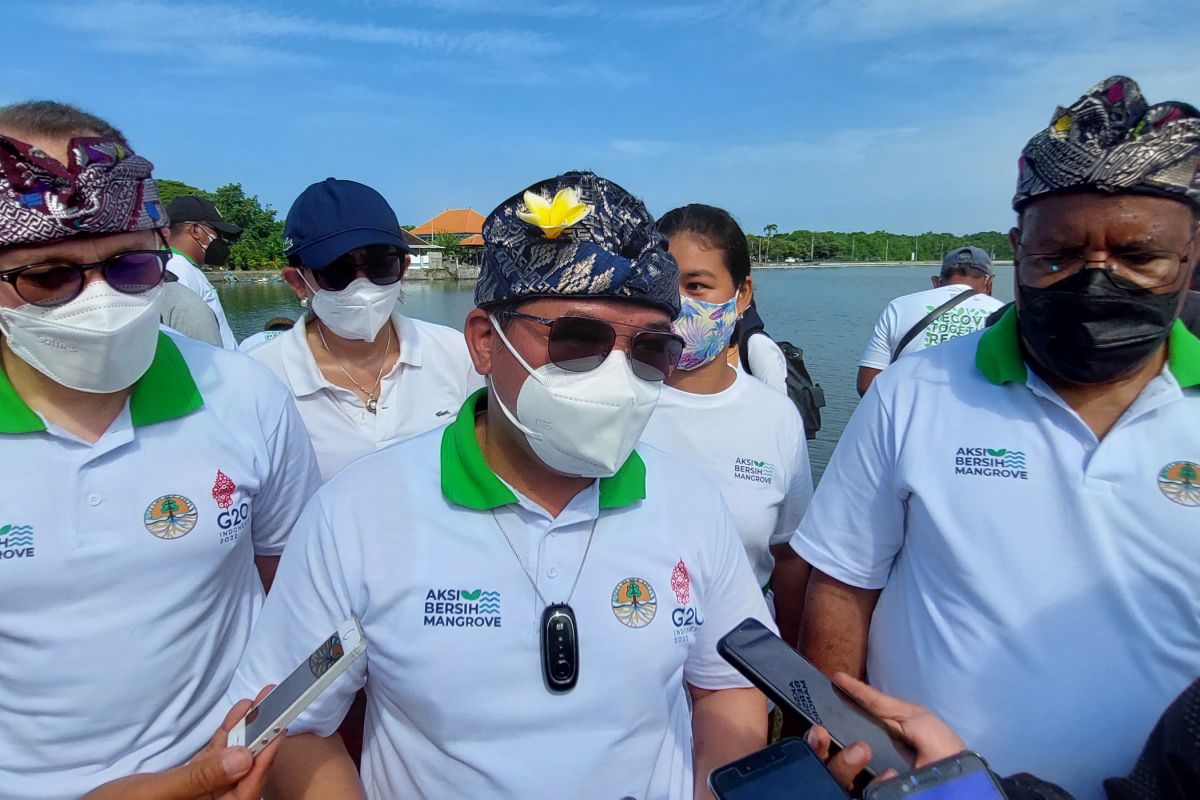Jelang G20 pastikan dua kawasan mangrove di Denpasar tanpa sampah