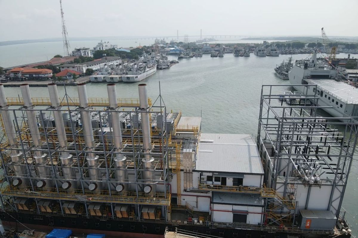 Pembangkit listrik kapal berkapasitas 60 MW siap pasok sistem kelistrikan di Ambon