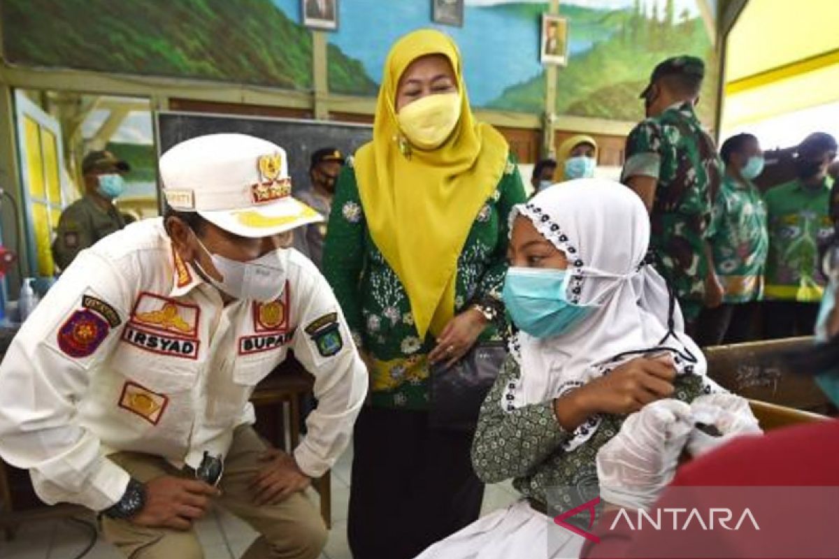 Vaksinasi anak di Kabupaten Pasuruan capai 69,90 persen