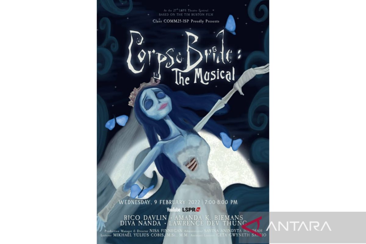 LSPR helat "Corspe Bride: The Musical"  secara virtual 9 Februari