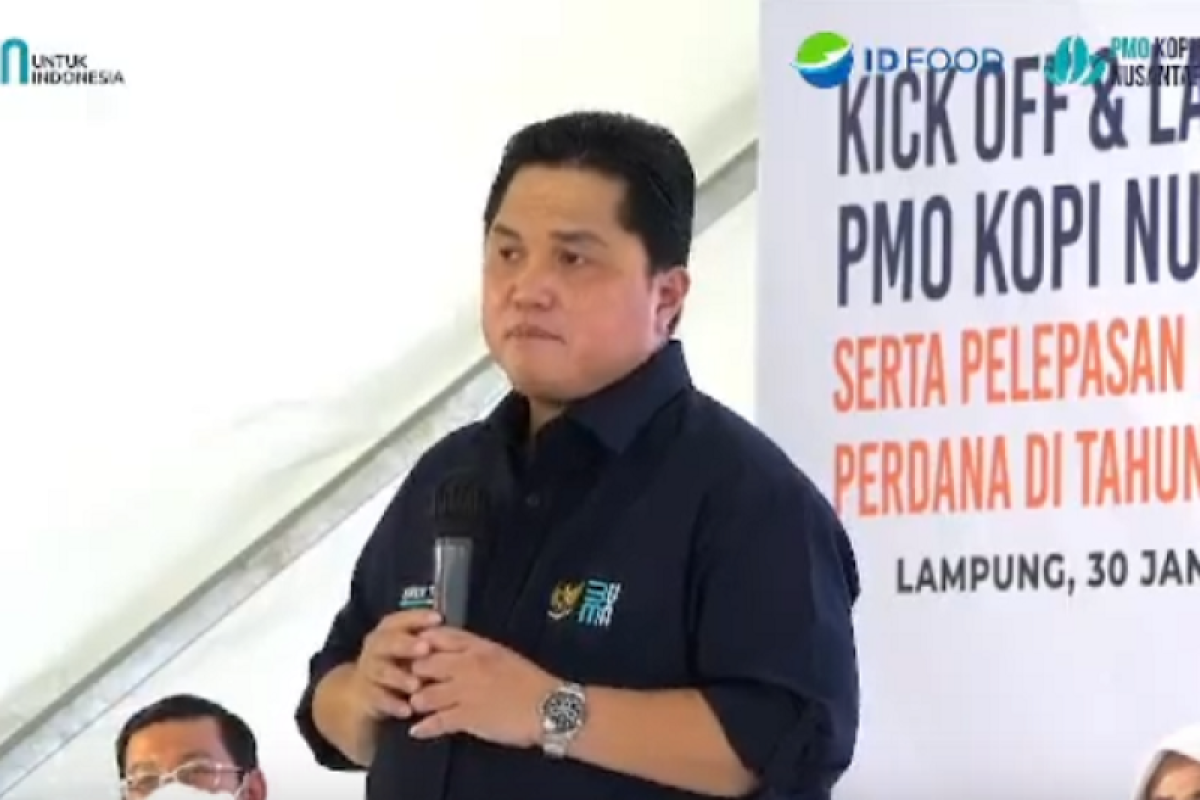 SOEs ready to cooperate in establishing coffee ecosystem: Thohir