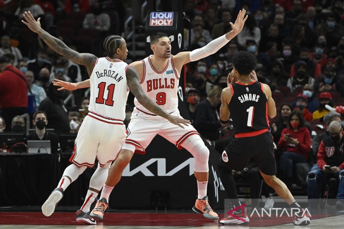 Vucevic dan DeRozan kemas dwiganda, Bulls bekuk  Trail Blazers 130-116