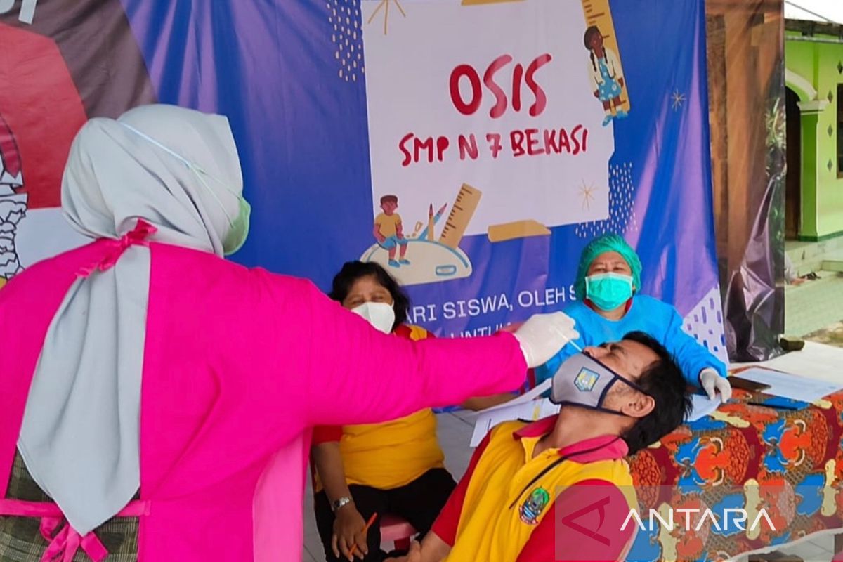 Kasus positif COVID-19 di Kabupaten Bekasi melonjak