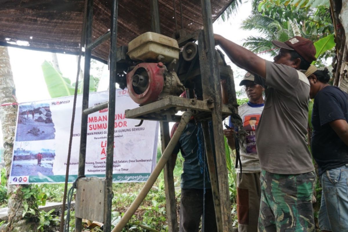 Dompet Dhuafa bangun sumber air bersih baru di Lumajang