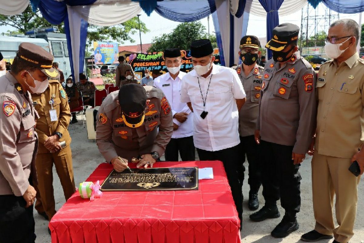 Gedung pelayanan satu atap Wira Tudhung Pryangga Polres Batubara diresmikan