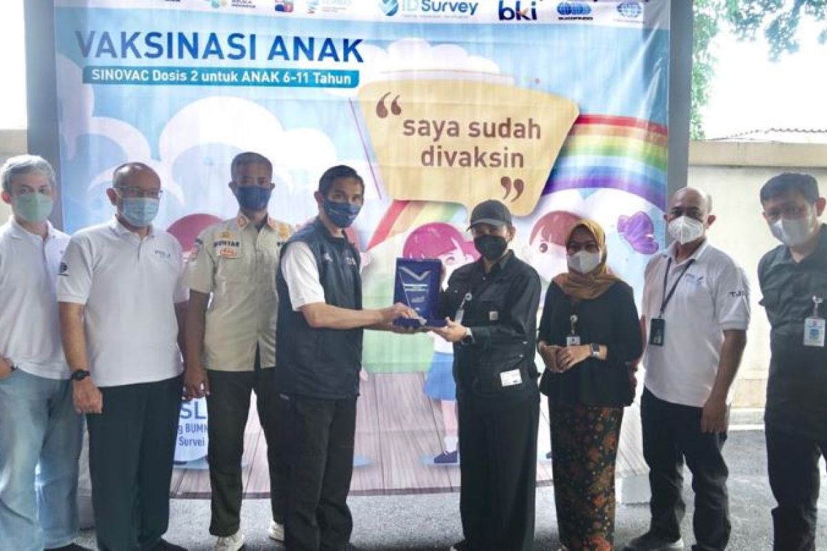 Holding BUMN Jasa Survei dukung percepatan vaksinasi anak di Bogor