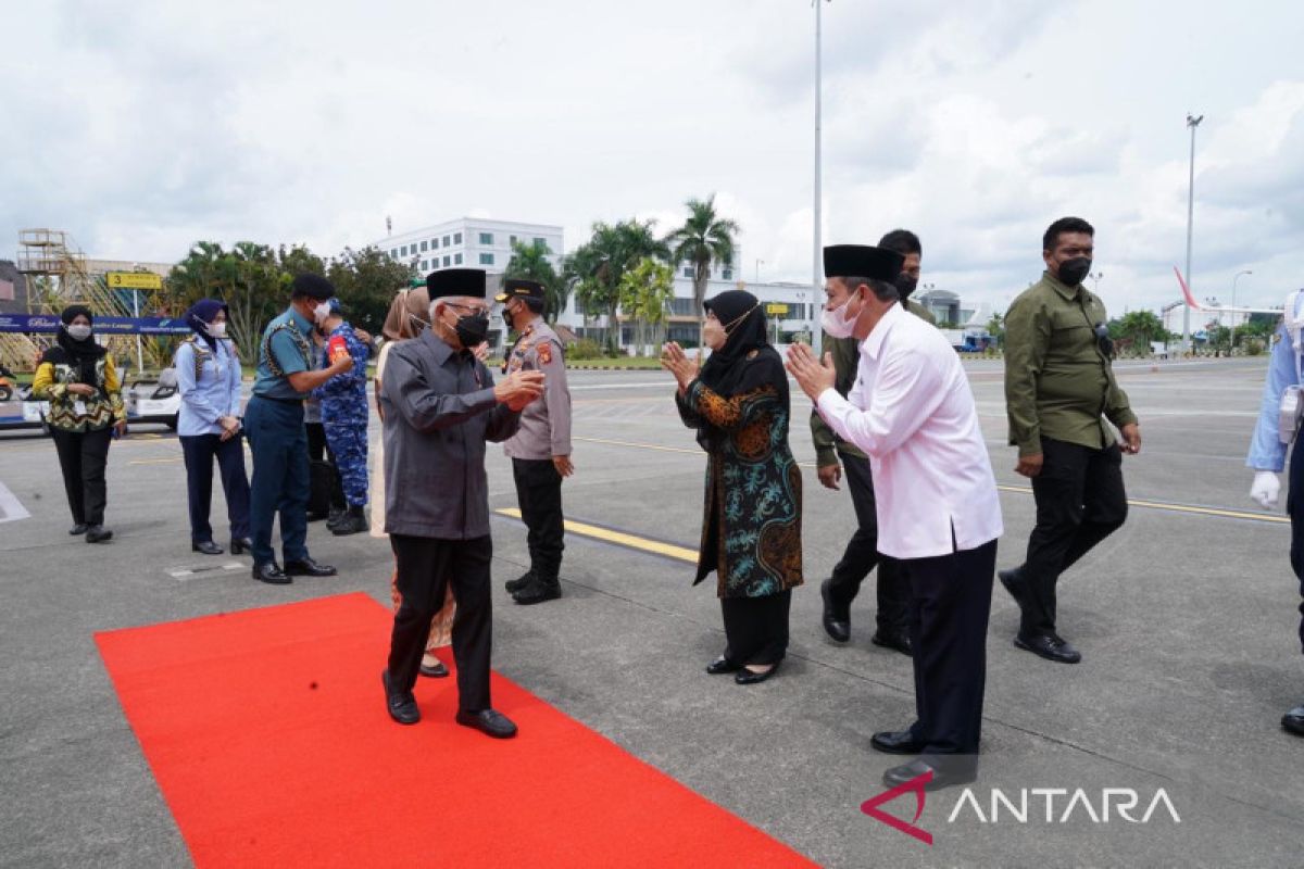 Wapres Ma'ruf Amin lakukan kunjungan kerja ke Sulawesi Selatan