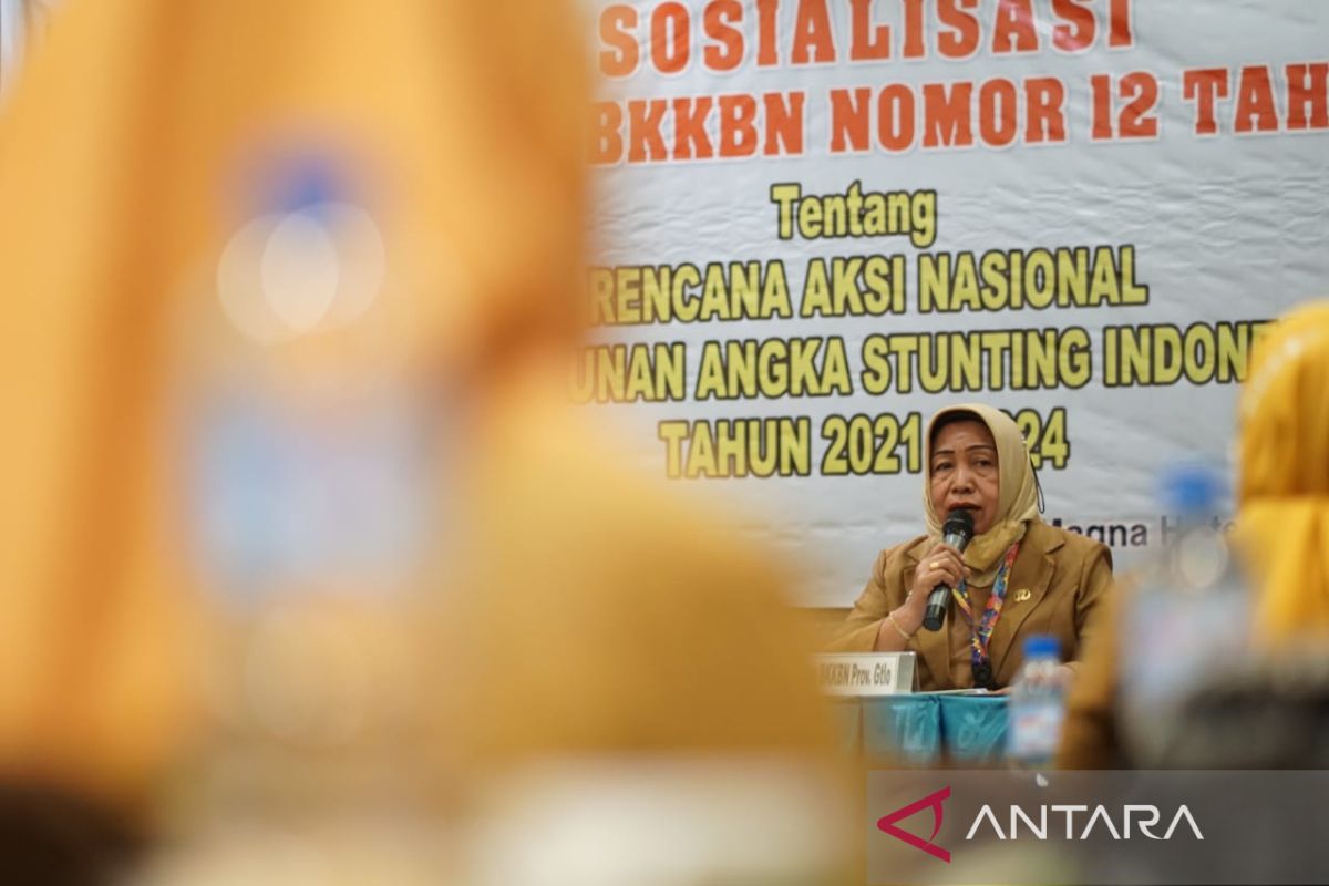 BKKBN Gorontalo sosialisasi rencana aksi penurunan stunting