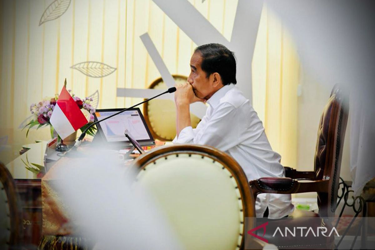 Presiden Jokowi Sampaikan Empat Arahan Terkait Evaluasi PPKM - ANTARA News