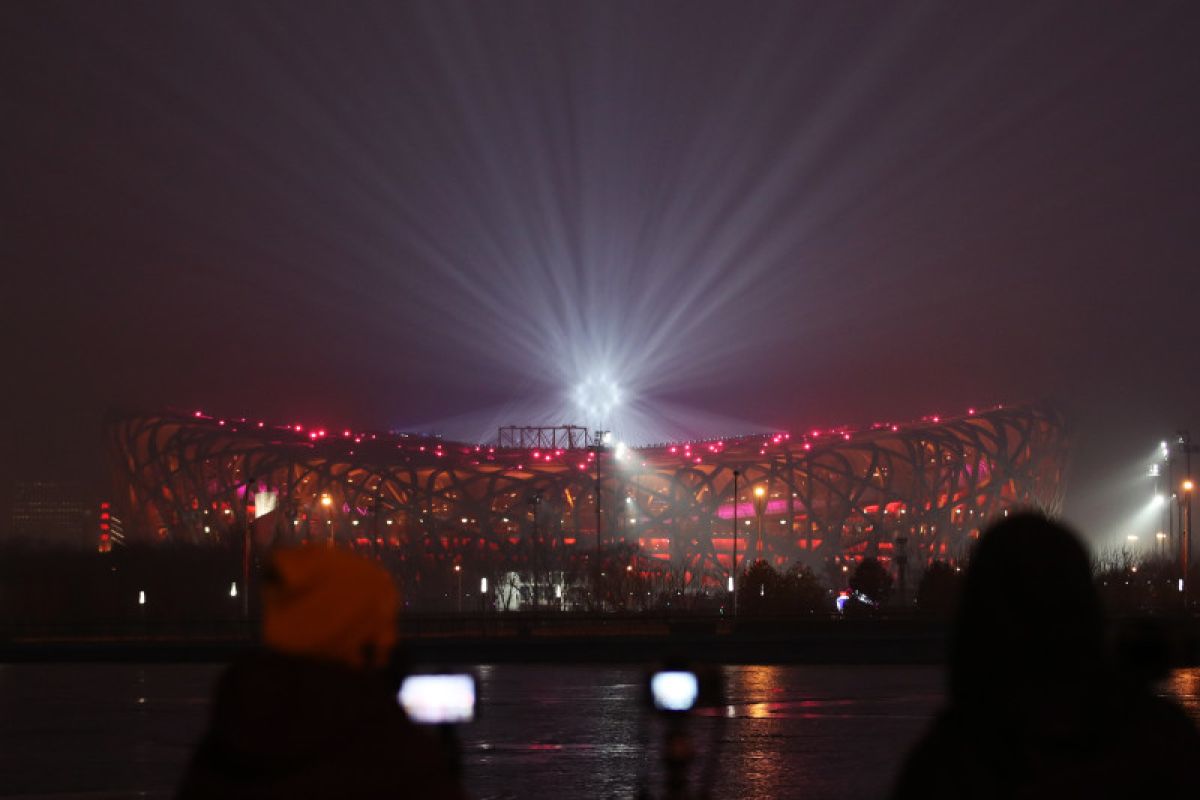 Beijing jelang Olimpiade bersih dari kembang api Imlek