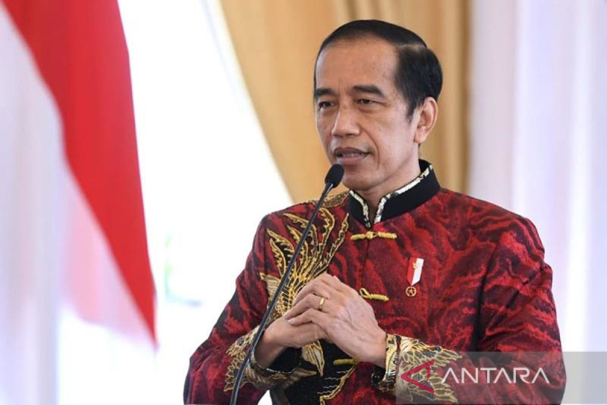 Hoaks! Presiden Jokowi hadiri perayaan Imlek 2022 tanpa masker