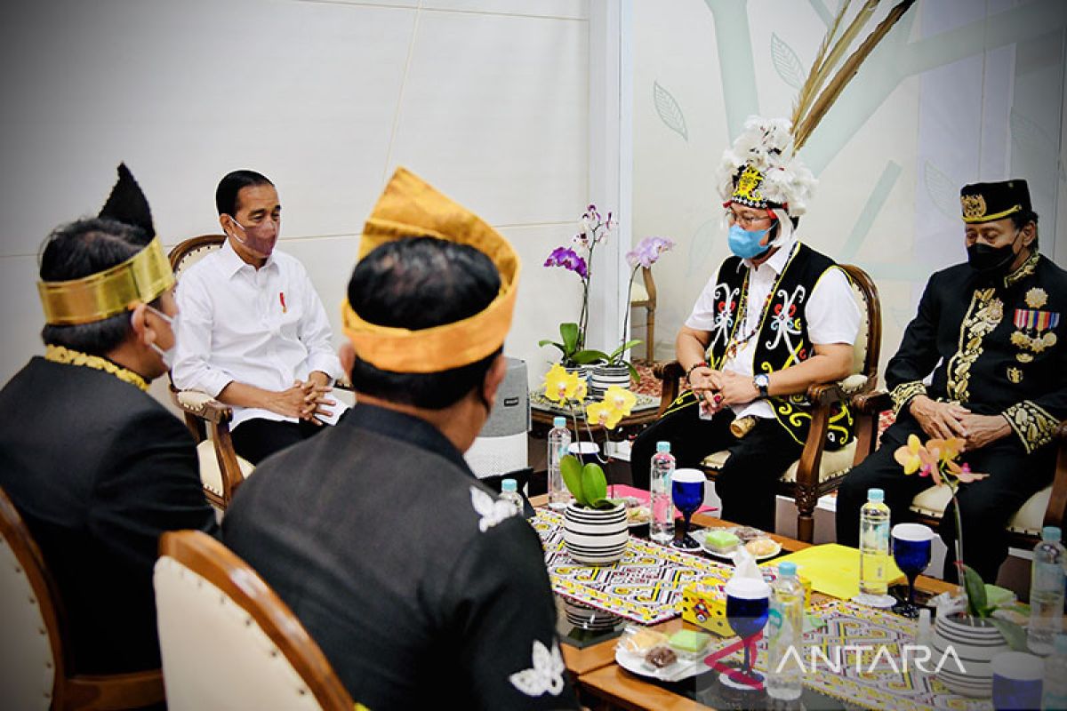 Presiden gelar pertemuan dengan tokoh adat Kalimantan Timur