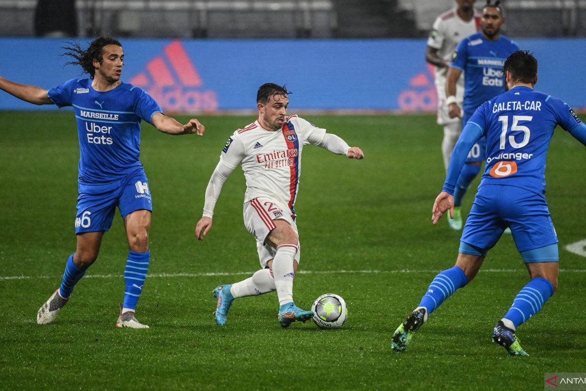 Lyon menang 2-1 atas Marseille di laga tunda Liga Prancis