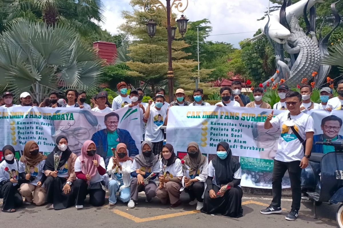 Cak Imin Fans Surabaya dukung Muhaimin Iskandar maju Pilpres 2024