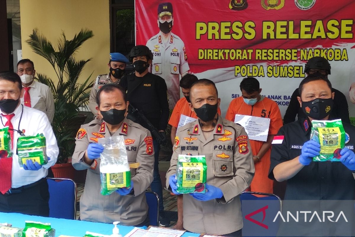44 drug dealers arrested in South Sumatra in Feb first week
