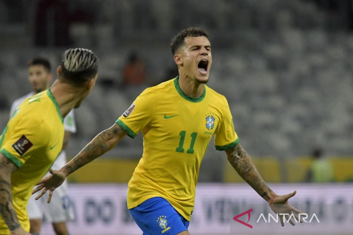 Kualifikasi Piala Dunia 2022 - Brazil tutup peluang Paraguay ke Qatar