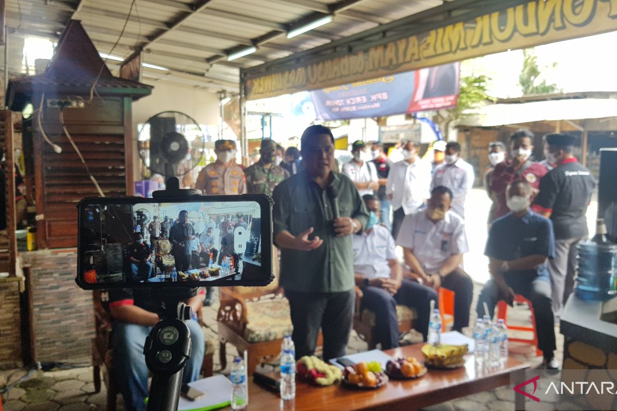 Menteri BUMN ajak pedagang bakso manfaatkan teknologi simpan daging