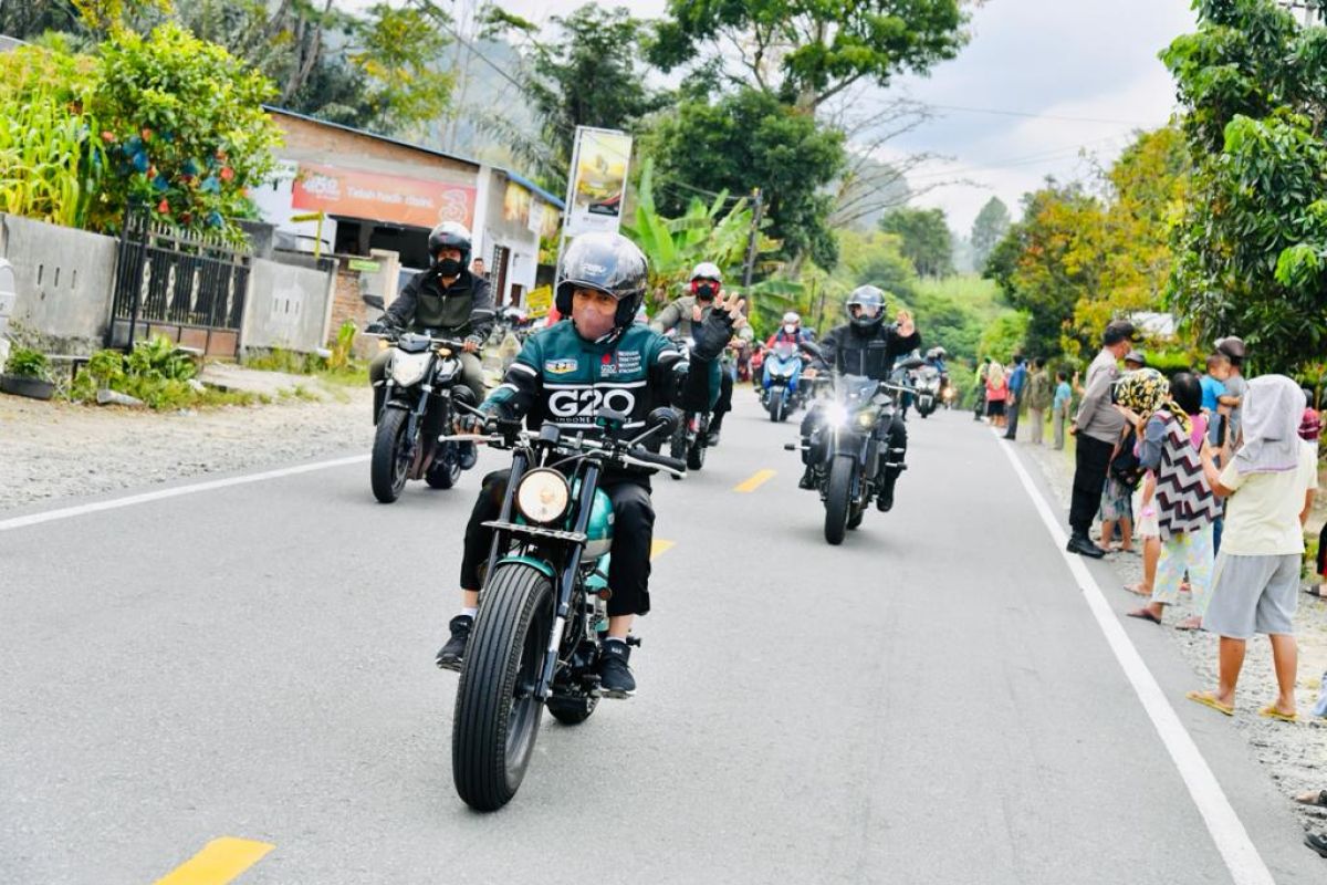 Presiden kendarai sepeda motor di Sumatera Utara