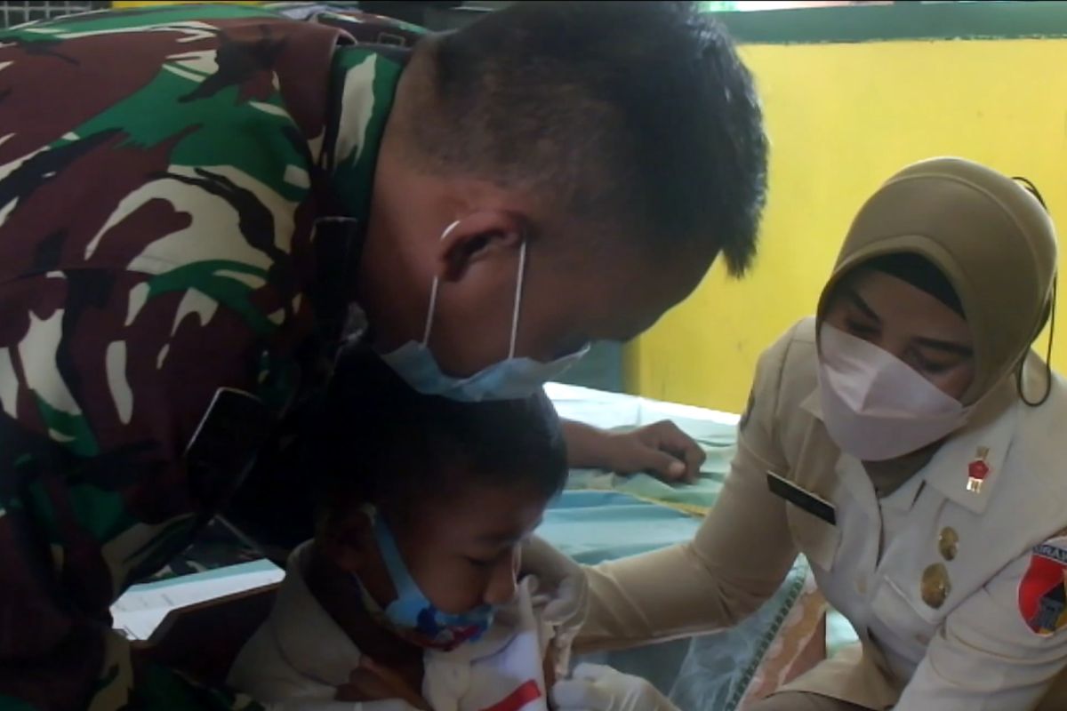 Kodim 0824 Jember gencarkan Vaksinasi untuk anak