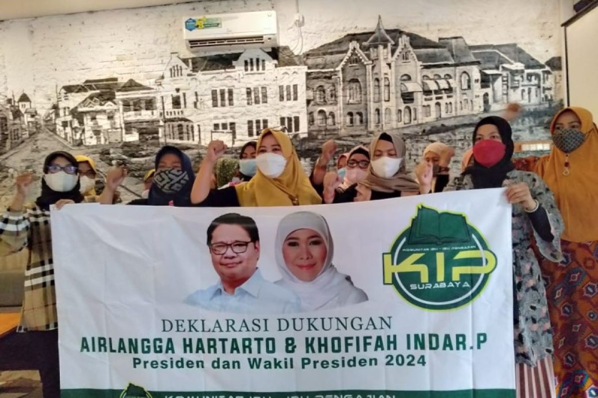 KIP Surabaya deklarasikan Airlangga-Khofifah maju Pilpres 2024