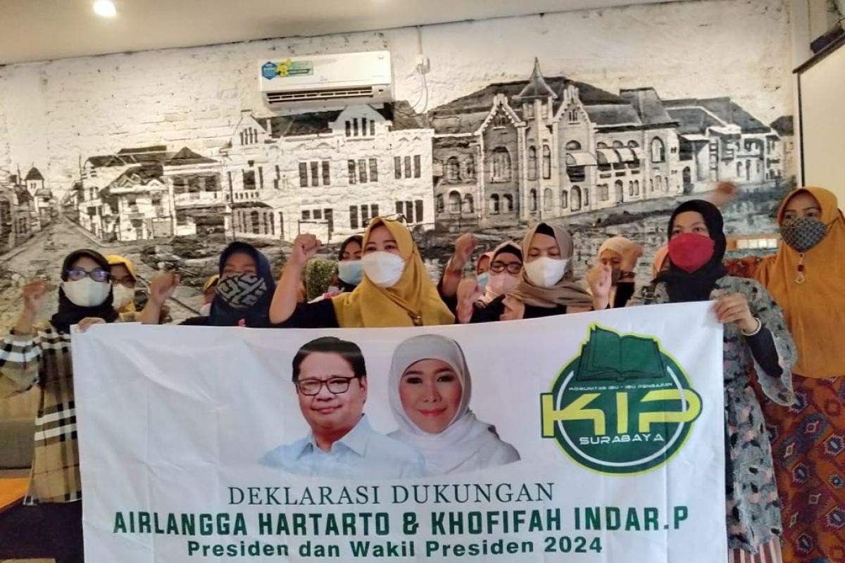 KIP Surabaya deklarasikan Airlangga-Khofifah maju Pilpres 2024