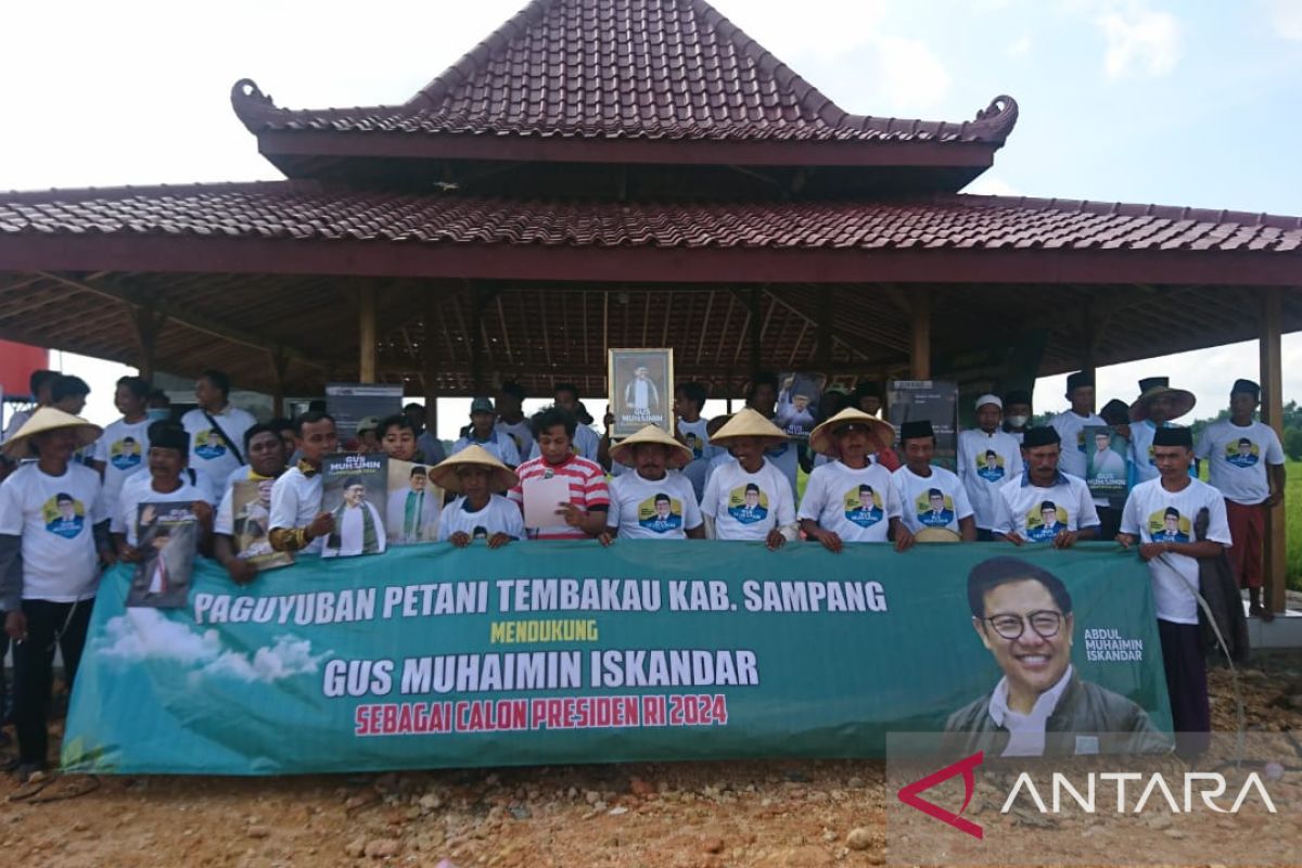 Petani tembakau Sampang dukung Muhaimin Iskandar maju capres 2024